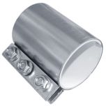 Hochvakuum Rohrkupplung verzinkt - Länge 150 mm