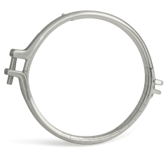 Premium Spannring 2-teilig verzinkt mit Butyldichtung
