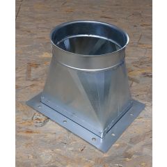 Ausblasstutzen Druckseite für Ventilator