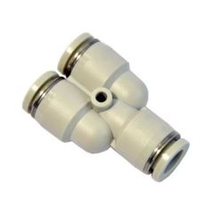 Y-Steckverbindung 6 - 6 mm - grau