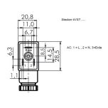 LED-Stecker für 1,5 - 8 bar
