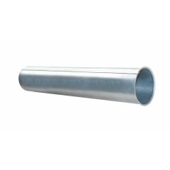 Absaugrohr / Bördelrohr 1.500 mm mit 2 x Bord für Spannschelle, längsgefalzt