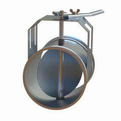 Drosselklappe manuell - beidseitig mit Bord