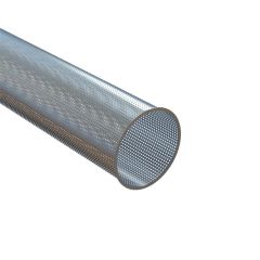  Perforiertes Absaugrohr / Bördelrohr lasergeschweißt 1.000mm 